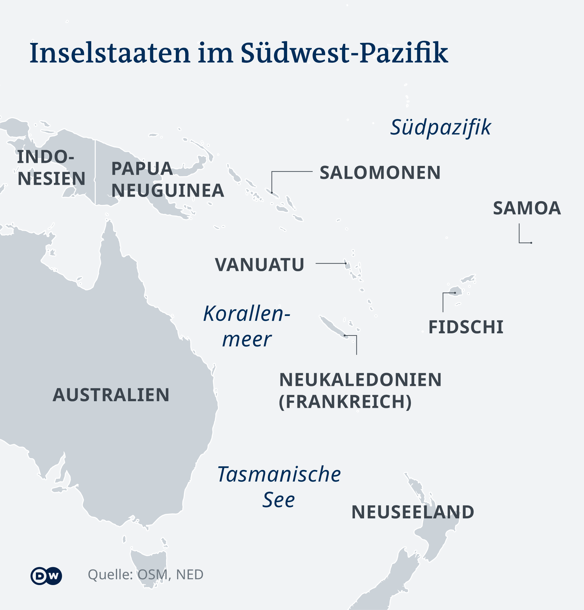 USA, China und Europa interessiert an Inseln im Westpazifik – DW –  03.09.2023