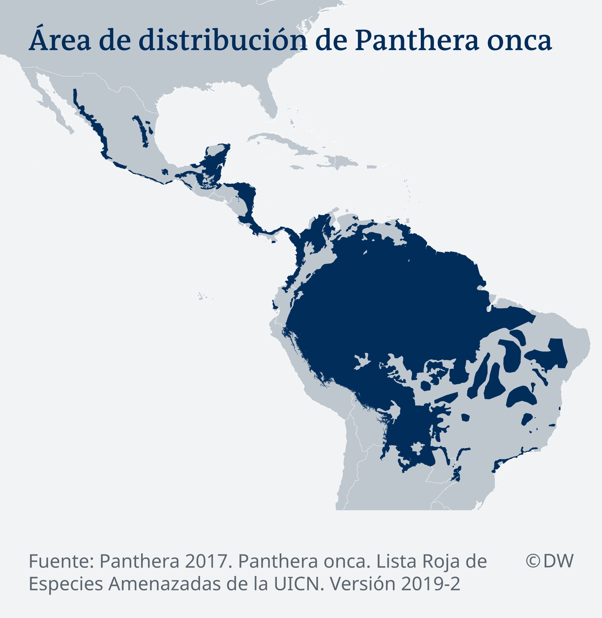 Infografik Territorium Jaguar Lateinamerika ES