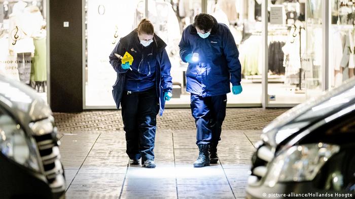 A forensic search underway in The Hague