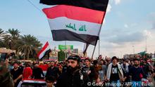 Irak Proteste gegen Regierung in Basra (Getty Images/AFP/H. Faleh)