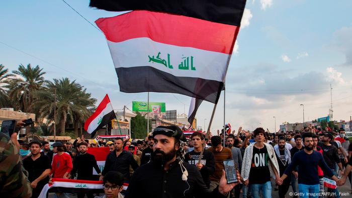 Irak Proteste gegen Regierung in Basra (Getty Images/AFP/H. Faleh)
