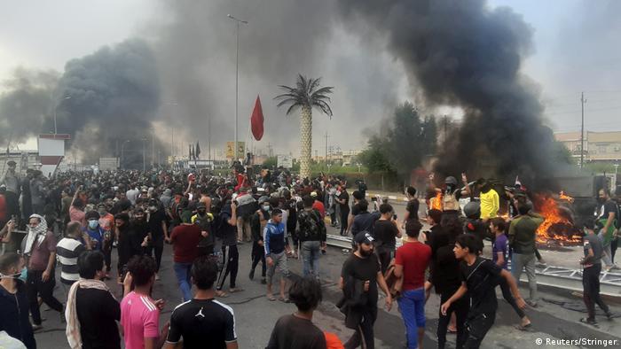 Irak Proteste gegen Regierung in Nasiriya