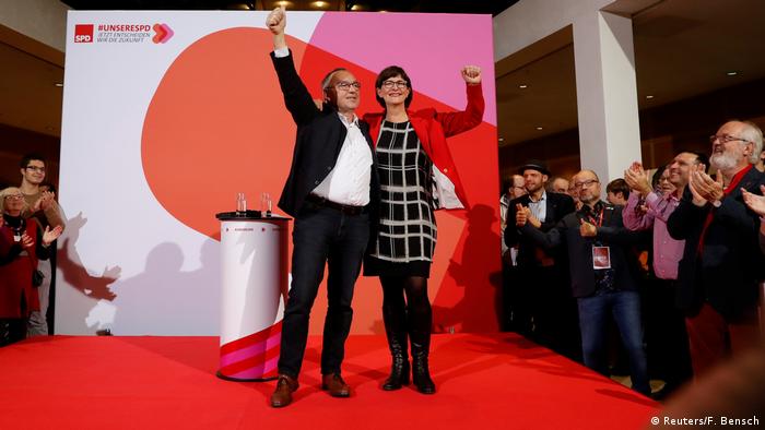 Saskia Esken i Norbert Walter-Borjans - nowi przewodniczący SPD
