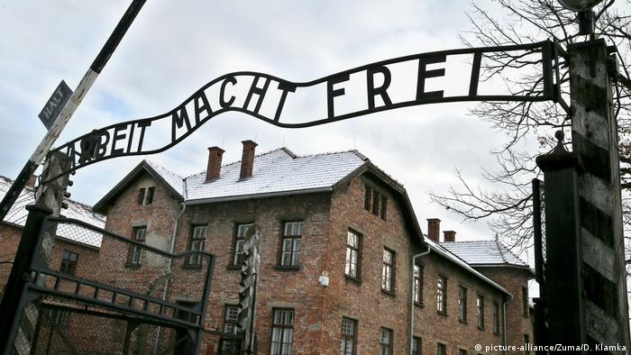 Polen Auschwitz KZ-Eingang