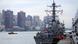 US-Kriegsschiff USS Curtis Wilbur im Hafen von Hongkong US-Kriegsschiff USS Curtis Wilbur im Hafen von Hongkong