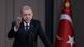 Presidente turco, Recep Tayyip Erdogan, discursa diante de bandeira da Turquia Presidente turco, Recep Tayyip Erdogan, discursa diante de bandeira da Turquia