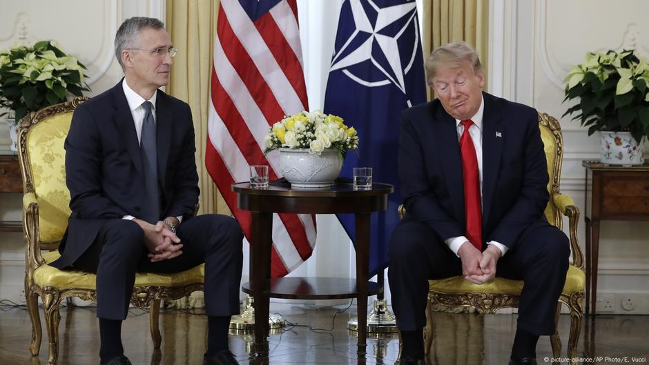 Jens Stoltenberg i Donald Tramp, 2019.