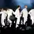This photo, provided by Big Hit Entertainment, shows South Korean band BTS performing at King Fahd International Stadium
