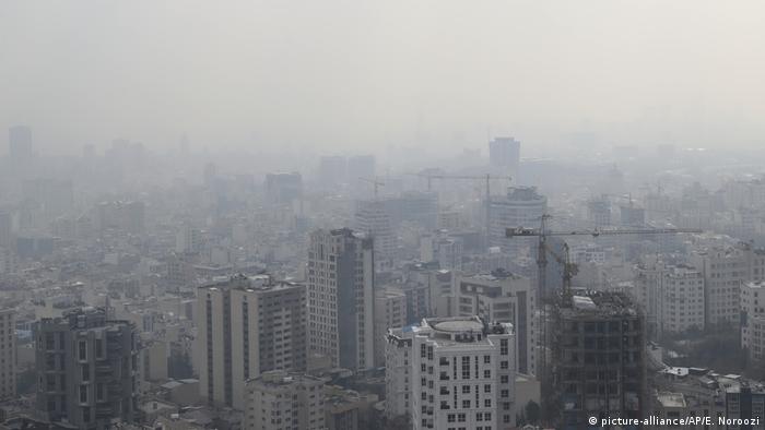 Iran l Luftverschmutzung, Smog in Teheran