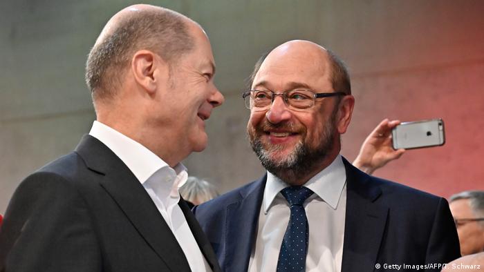Olaf Scholz and Martin Schulz