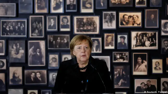 Angela Merkel und Mateusz Morawiecki Auschwitz-Birkenau