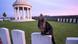 A cat guards the headstones of Indian troops at Bedford House Cemetery near Ypres, Belgium A cat guards the headstones of Indian troops at Bedford House Cemetery near Ypres, Belgium