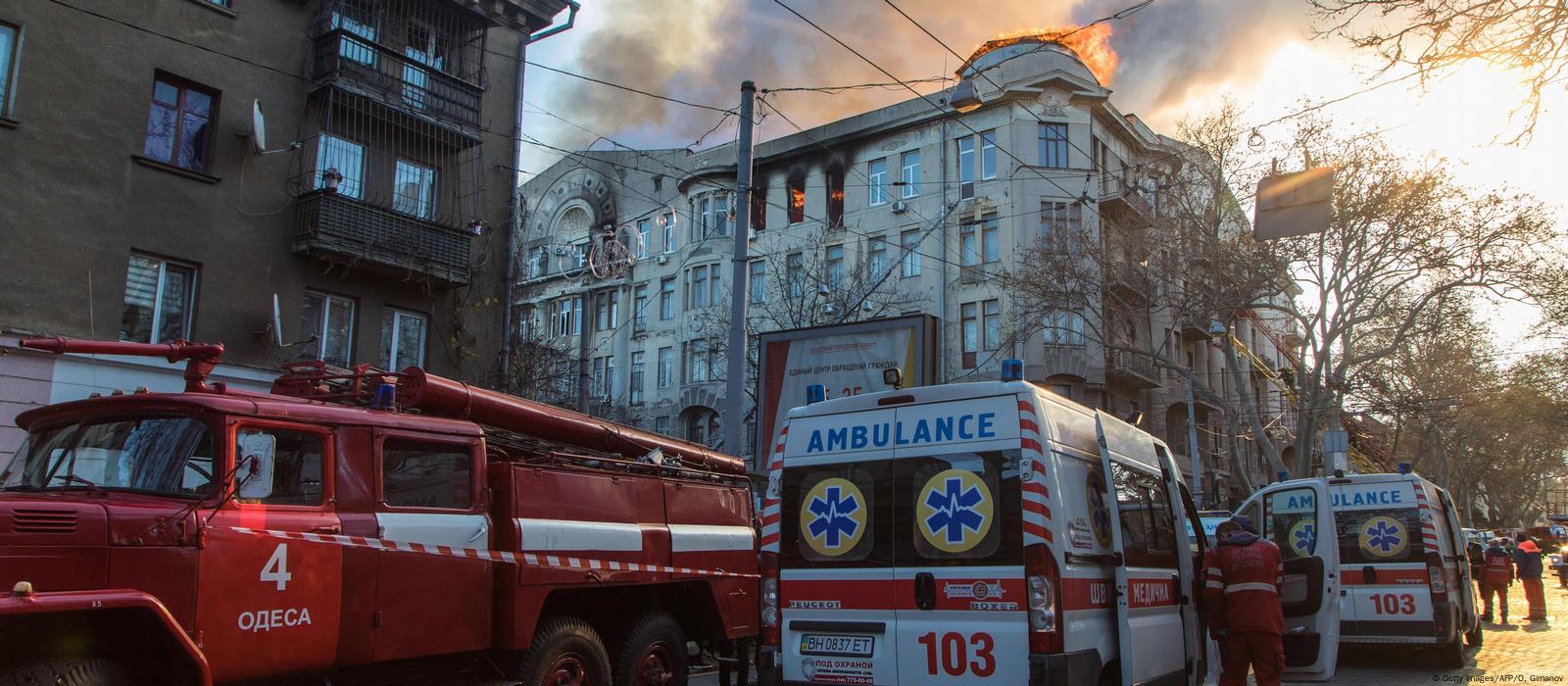 В Украине объявлен день траура по жертвам пожара в Одессе – DW – 08.12.2019