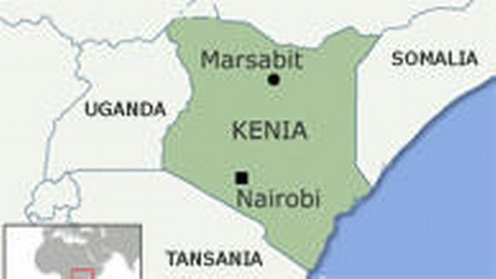Karte Kenia mit Marsabit