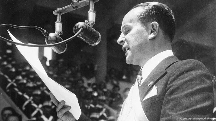 Guatemala Präsident Jacobo Arbenz Guzman (1951) (picture-alliance/AP Pho