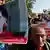 Myanmar Kundgebung von Unterstützern Aung San Suu Kyis in Bago