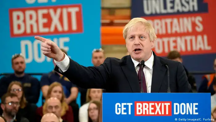 UK Wahlen l Wahlkampfveranstaltung bei der JCB Baufirma - Boris Johnson