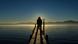 Silhouette von einer Person l Symbolbild Silhouette von einer Person l Symbolbild