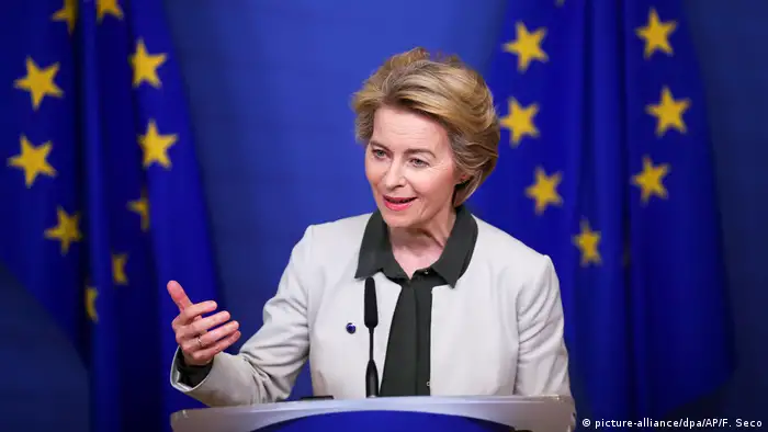 Belgien Brüssel | EU-Kommission und EU-Parlament zu dem «Green Deal» - Ursula von der Leyen