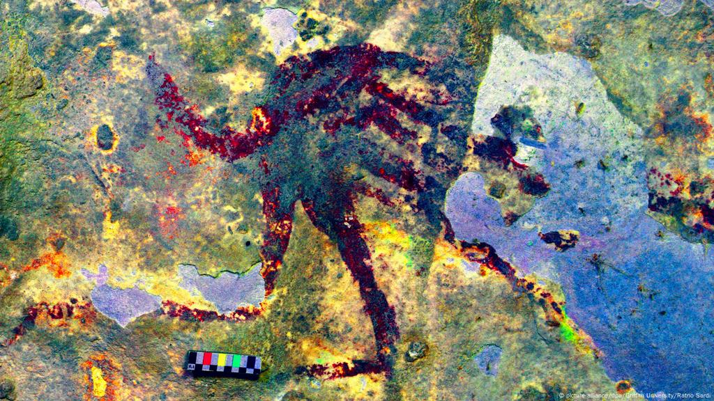 Lukisan Gua Tertua Di Sulawesi Bukti Kecerdasan Manusia 44 Ribu Tahun Lalu Indonesia Laporan Topik Topik Yang Menjadi Berita Utama Dw 12 12 2019