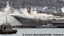 При пожаре на крейсере Адмирал Кузнецов погибли два человека
