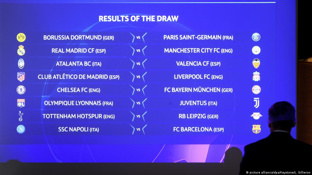 Champions League Draw Bayern Munich Get Chelsea In 2012 Final Rematch Sports German Football And Major International Sports News Dw 16 12 2019