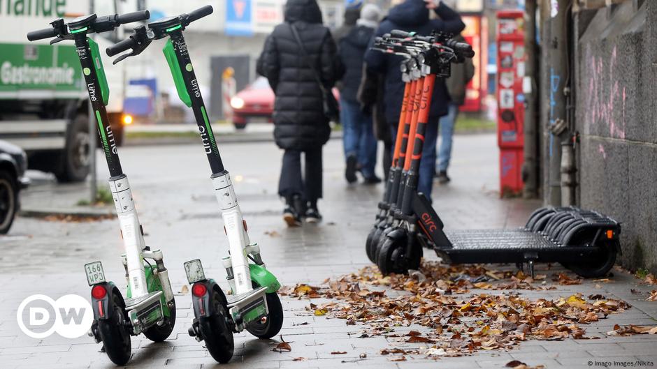 Deutschland: Daten zeigen, dass Elektroroller sicherer sind als befürchtet  Nachrichten |  DW