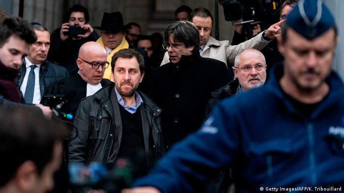 Belgien Brüssel Carles Puigdemont im Justizpalast