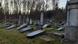 Damaged gravestones at Jewish cemetery in Slovakia Damaged gravestones at Jewish cemetery in Slovakia