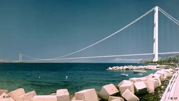 Проект моста через пролив Мессина