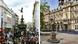 Crowded Piccadilly Circus in London and empty city square in Leeds, Great Britian | Leeds vs. London Crowded Piccadilly Circus in London and empty city square in Leeds, Great Britian | Leeds vs. London