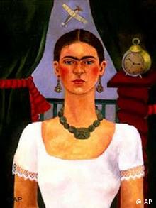 Selbstportrait von der Künstlerin Frida Kahlo