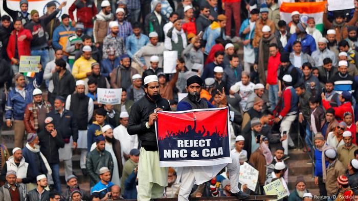 Indien | Delhi | Protest gegen neues Einbürgerungsgesetz