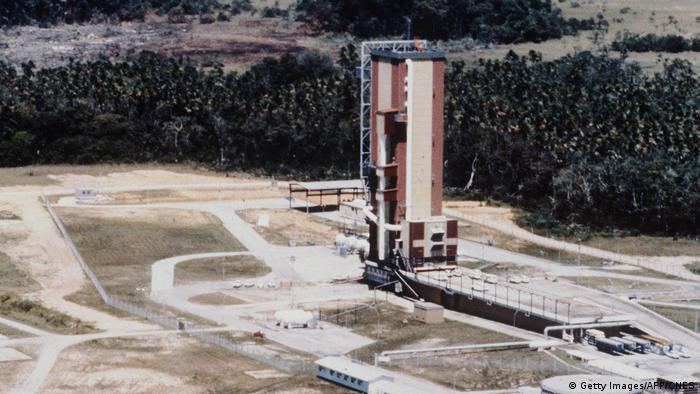 Französisch-Guyana 1979 | Abschussrampe Ariane 1 (Getty Images/AFP/CNES)