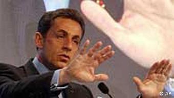 Sarkozy Rede in Davos beim Weltwirtschaftsforum