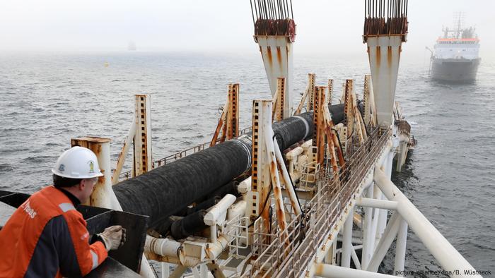 Pipe-laying of the Nord Stream-2 gas pipeline