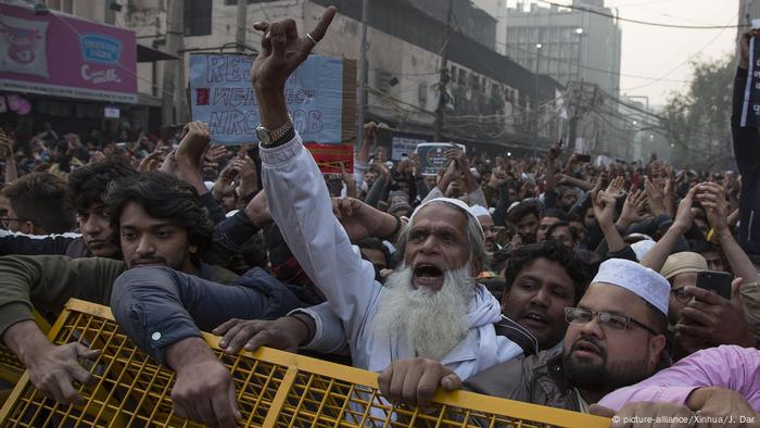 Indien Neu-Delhi Protest gegen Staatsbürgerschaftsgesetz