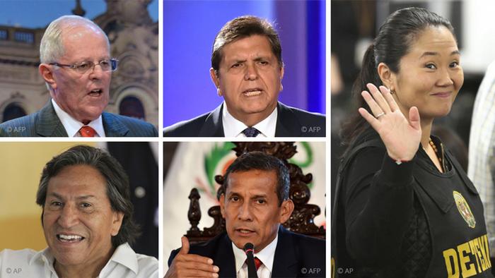 Kombobild Peru Korruptionsskandal in Lateinamerika Lava Jato