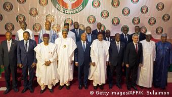 Les chefs d'état de la CEDEAO à Abuja le 21 décembre 2019