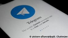 August 30, 2019, Kolkata, West Bengal, India: Illustration of Telegram app on mobile phone.With Facebooks fail in launching its own crypto currency, the popular messeging app telegram is all set to launch its own crypto currency on october 31st called Gram. Users will apparently store them in Gram digital wallet, one that telegram plans to offer to all its 200 + million users worldwide. (Credit Image: Â© Debarchan Chatterjee/ZUMA Wire |
