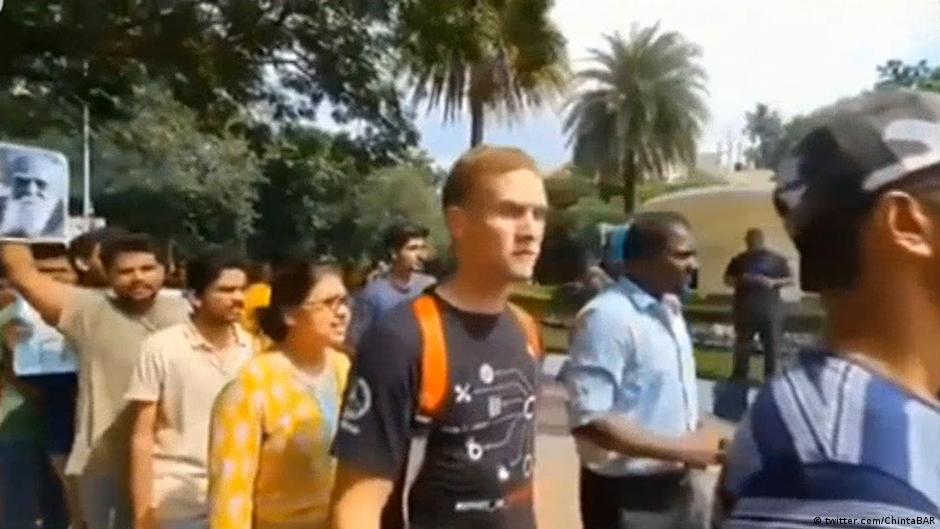 German student asked to leave India over protests