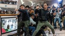 Hong Kong vive violentas jornadas de Nochebuena y Navidad