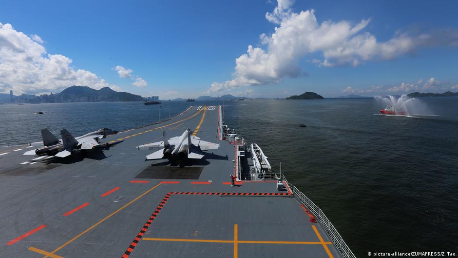 中國航母編隊近期頻繁出現在台灣周邊水域