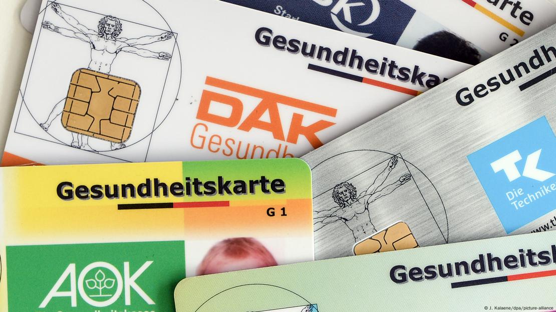 Здравствени картички на фондовите за здравствено осигурување во Германија