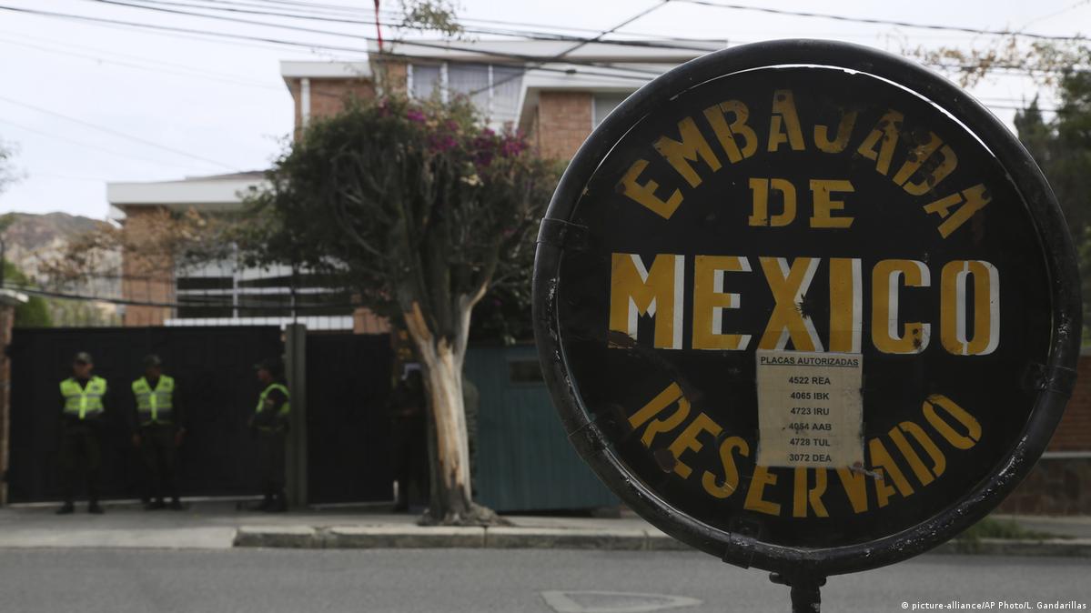 Spain to probe Mexico embassy incident in Bolivia DW 12/28/2019