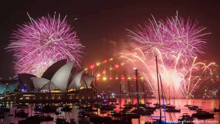 Sydney Silvester - Oper Feuerwerk