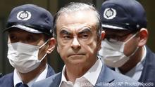 FILE - In this April 25, 2019, file photo, former Nissan Chairman Carlos Ghosn leaves Tokyo's Detention Center for bail in Tokyo. By jumping bail, Ghosn, who had long insisted on his innocence, has now committed a clear crime and can never return to Japan without going to jail. (Kyodo News via AP, File) |