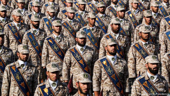 Iran Parade for Revolutionary Guard troops in Tehran