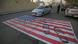Irak | Bagdad: USA Flagge mit Fußabdrücken Irak | Bagdad: USA Flagge mit Fußabdrücken