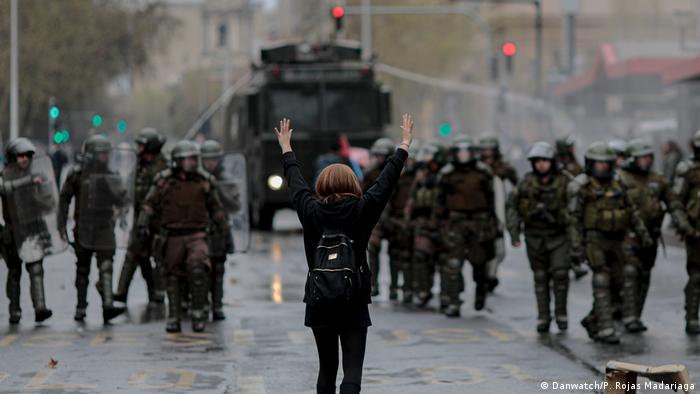 Chile Protest in Santiago
